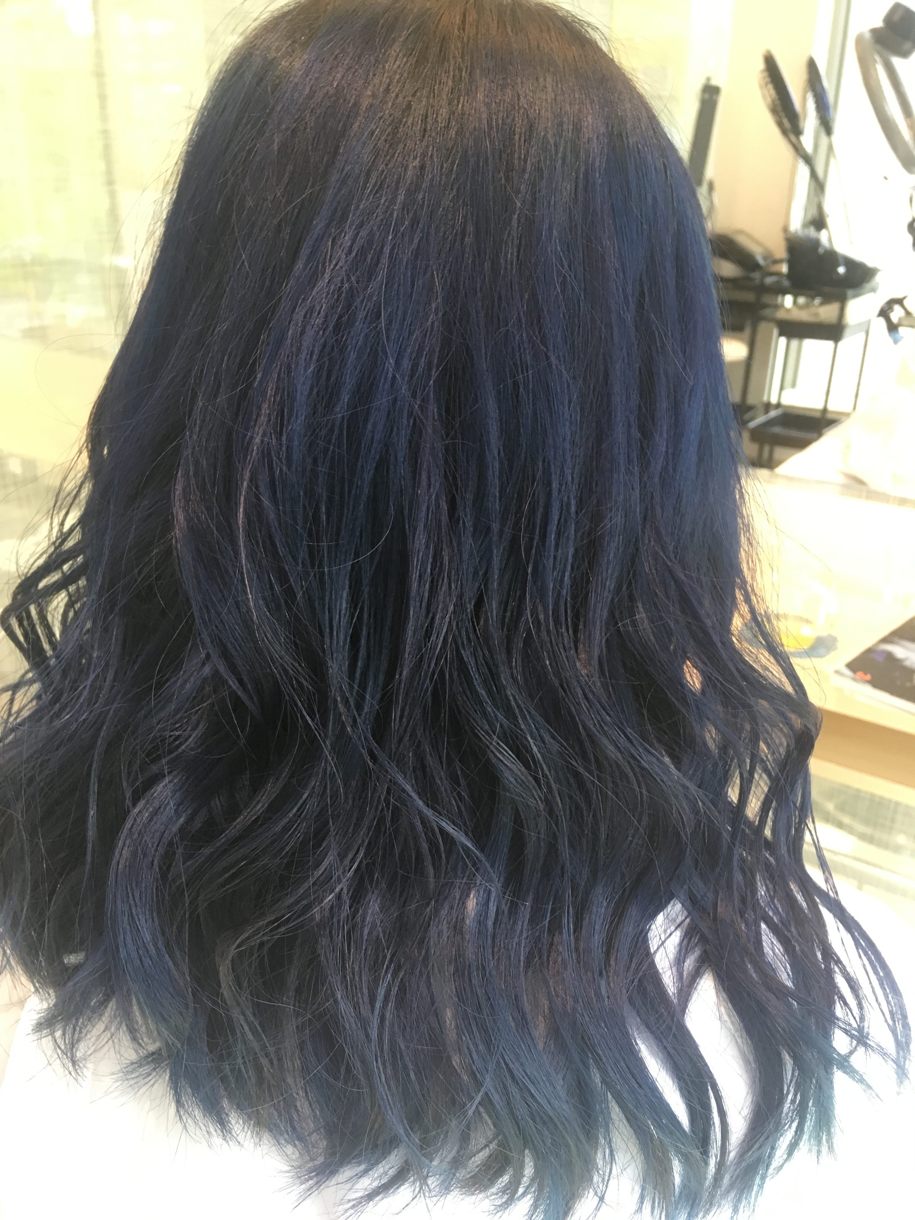 ダブルカラーでマーメイドブルーに挑戦！！