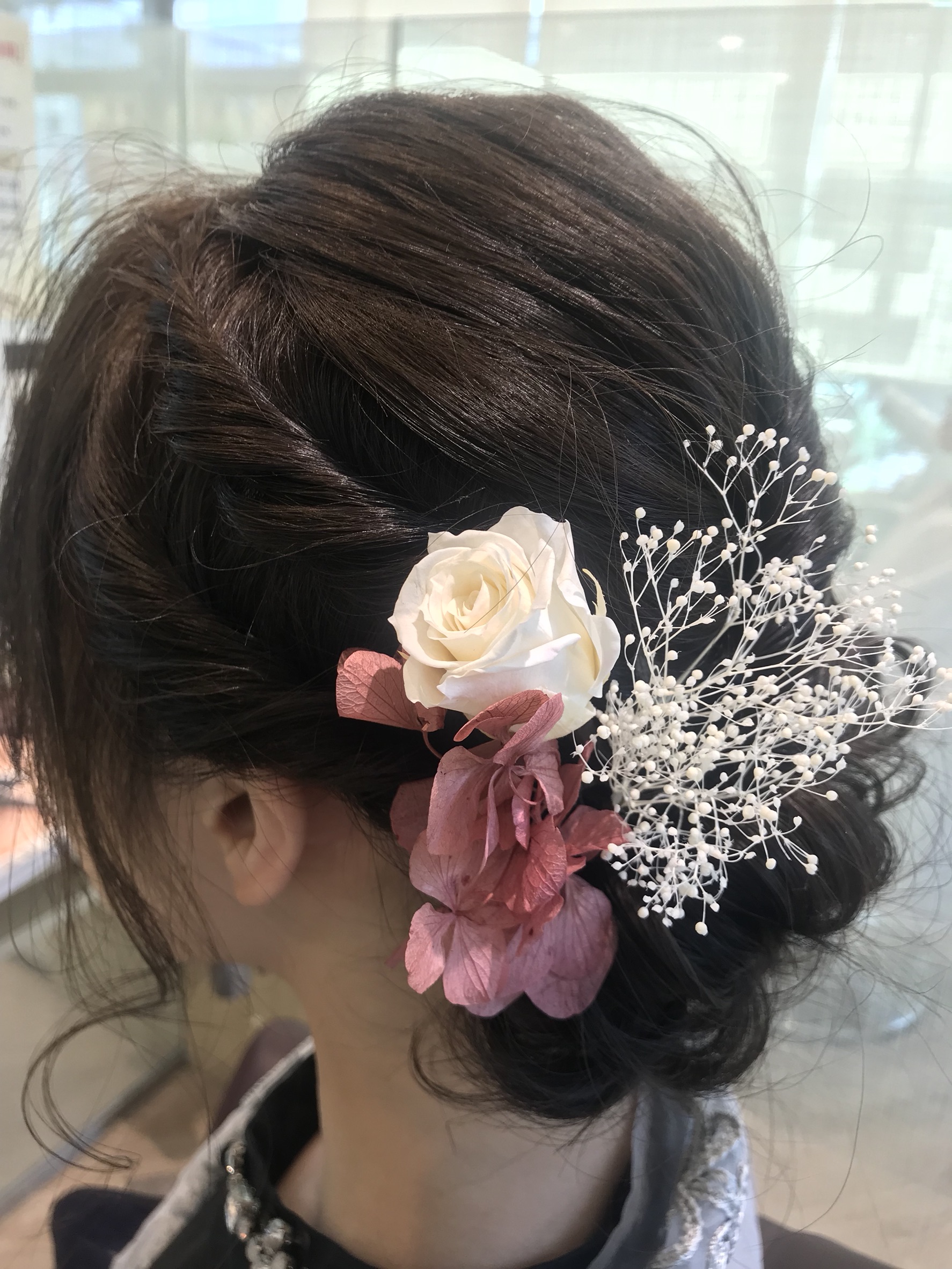 ヘアセット＆ヘアアレンジ＋ドライフラワー