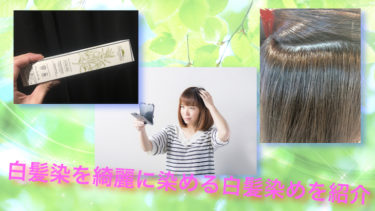 白髪染を綺麗に染める白髪染めを紹介